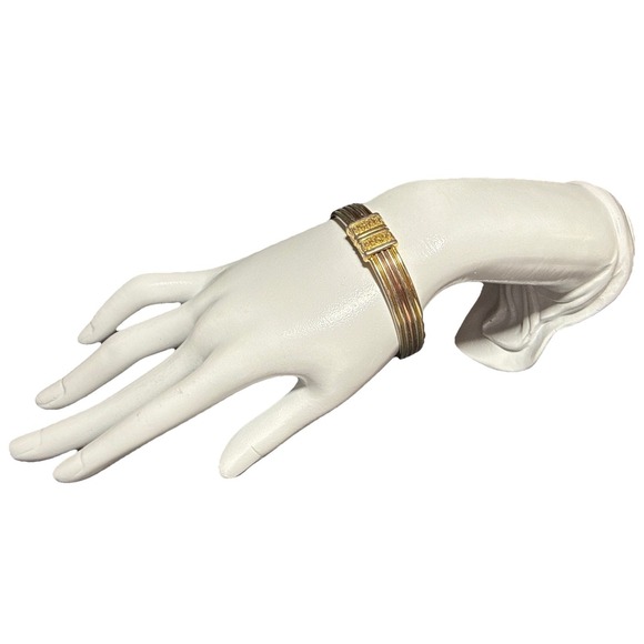 Jewelry - Vintage Mixed Metal Tones Layered‎ Cuff Bracelet J20-13